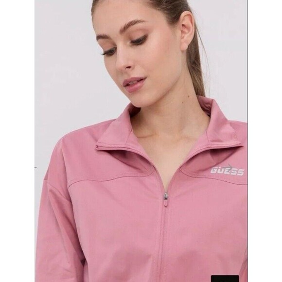 Guess Women’s  pink bomber jacket Size-large - Picture 4 of 16